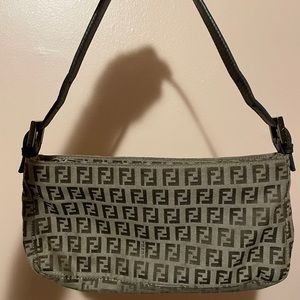 Authentic FENDI zucca pochette